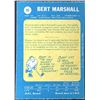 Image 2 : 1969-70 O-PEE-CHEE BERT MARSHALL