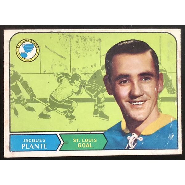 1968-69 O-PEE-CHEE JACQUES PLANTE (HOF)