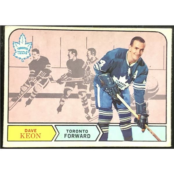 1968-69 O-PEE-CHEE DAVE KEON (HOF)