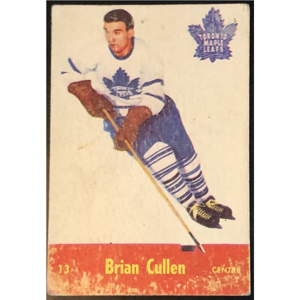 1955-56 QUAKER NHL BRIAN CULLEN