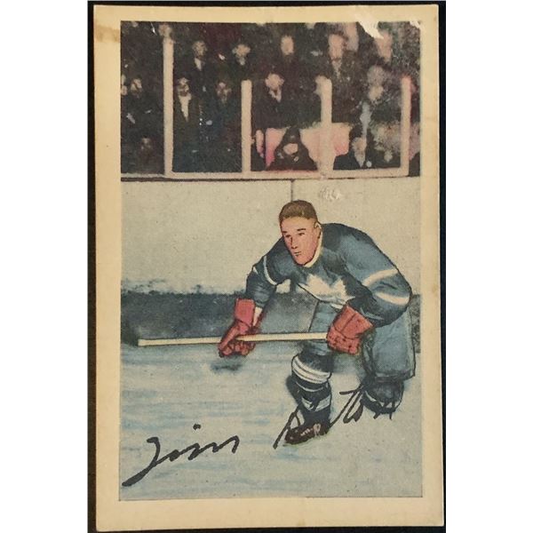 1952-53 PARKHURST TIM HORTON (HOF) ROOKIE CARD
