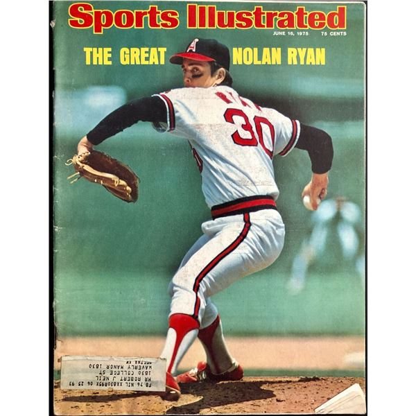 1975 SPORTS ILLUSTRATED - NOLAN RYAN (HOF)