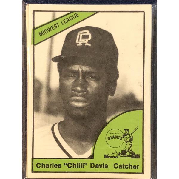 1978 MiLB TEAM SET CEDAR RAPIDS GIANTS - CHILI DAVIS