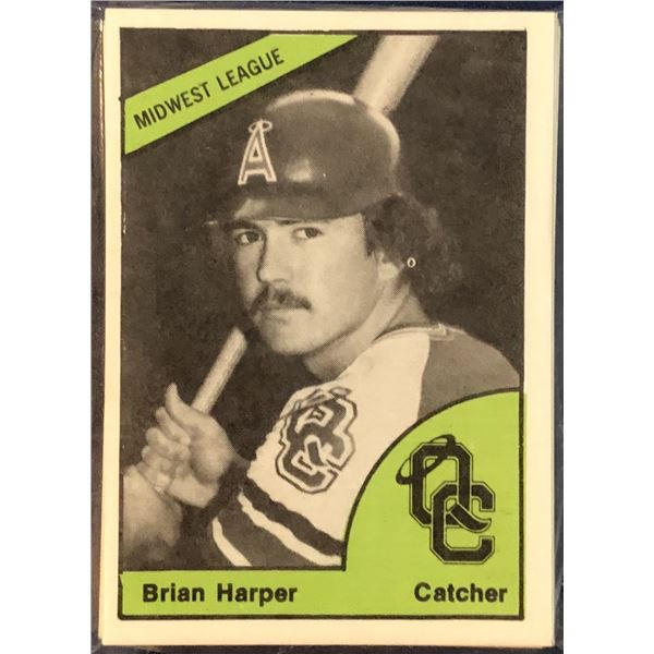 1978 TCMA MiLB TEAM SET QUAD CITY ANGELS - BRIAN HARPER