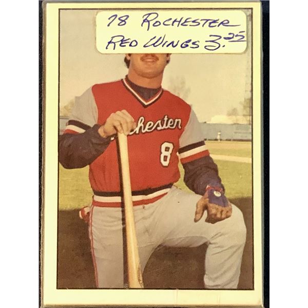1978 TCMA MiLB TEAM SET ROCHESTER RED WINGS - FRANK ROBINSON (HOF)