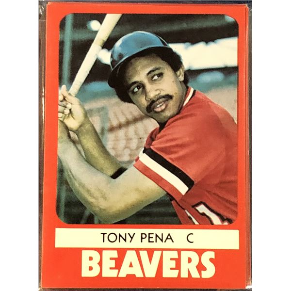 1980 MiLB TEAM SET PORTLAND BEAVERS - TONY PENA