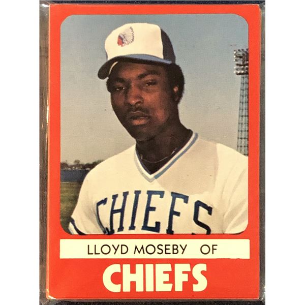 1980 TCMA MiLB TEAM SET SYRACUSE CHIEFS - LLOYD MOSEBY / WILLIE UPSHAW