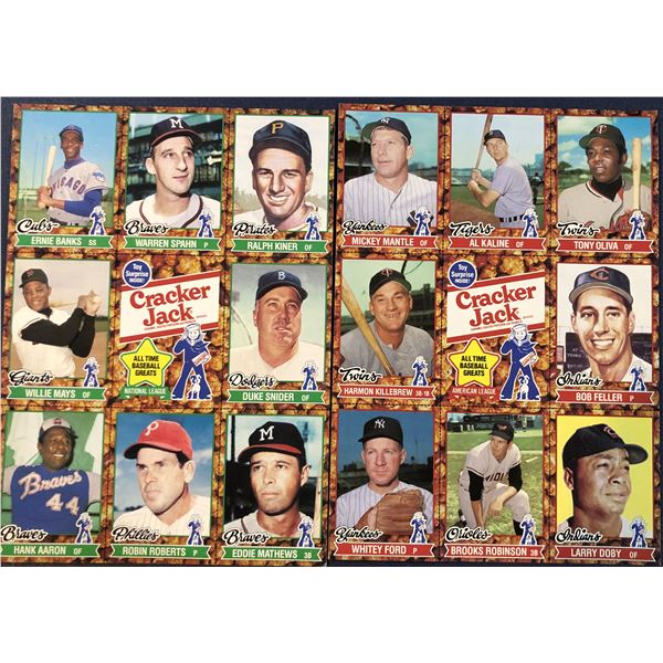 1982 TOPPS CRACKER JACK ALL TIME GREATS SET