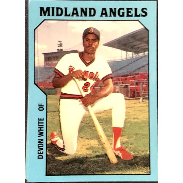 1985 TCMA MiLB TEAM SET MIDLAND ANGELS - DEVON WHITE