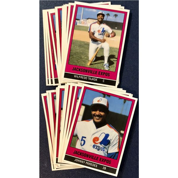 1986 TCMA MiLB JACKSONVILLE EXPOS TEAM SET