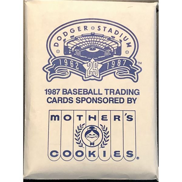 1987 MOTHER'S COOKIES LOS ANGELES DODGERS SET