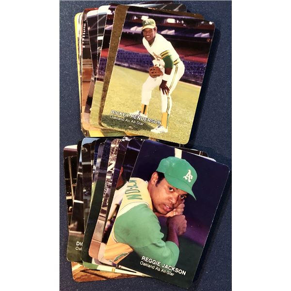 1987 MOTHER'S COOKIES OAKLAND A'S ALL TIME ALL STARS SET