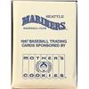 Image 2 : 1987 MOTHER'S COOKIES SEATTLE MARINERS SET