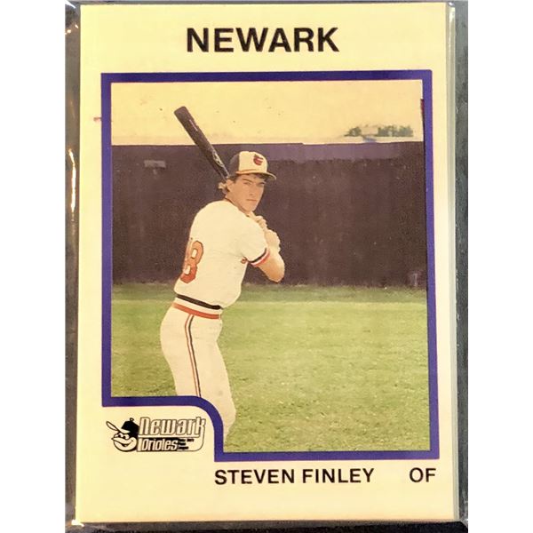 1987 PROCARDS MiLB TEAM SET NEWARK ORIOLES - STEVE FINLEY