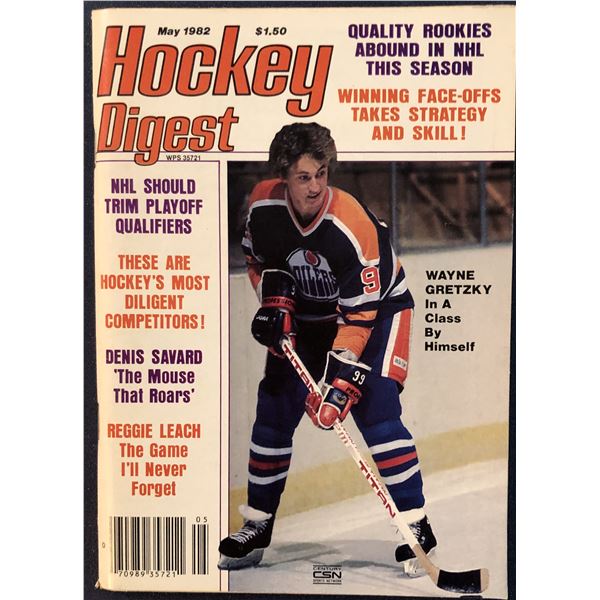 HOCKEY DIGEST MAY 1982 - WAYNE GRETZKY (HOF)