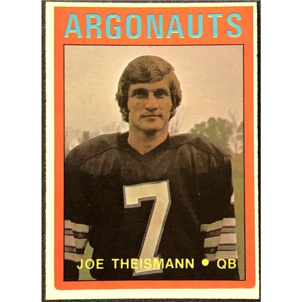 1972 O-PEE-CHEE CFL JOE THEISMANN (HOF)