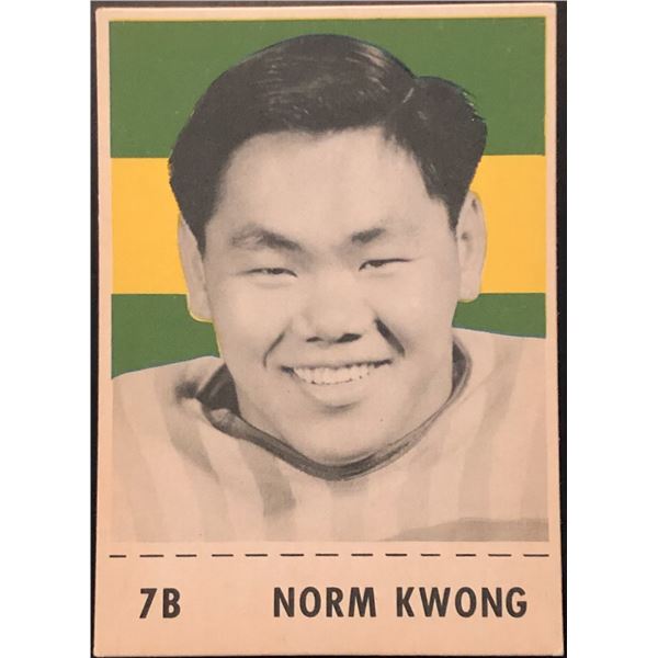 1956 SHREDDED WHEAT CFL NORMIE KWONG (HOF)