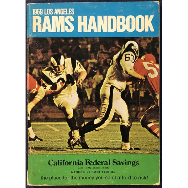 LOS ANGELES RAMS 1969 MEDIA GUIDE