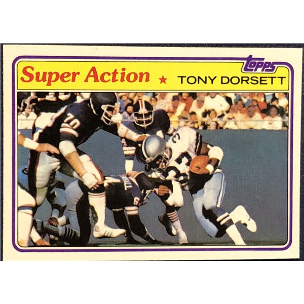 1981 TOPPS TONY DORSETT (HOF)