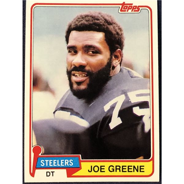 1981 TOPPS JOE GREENE (HOF)