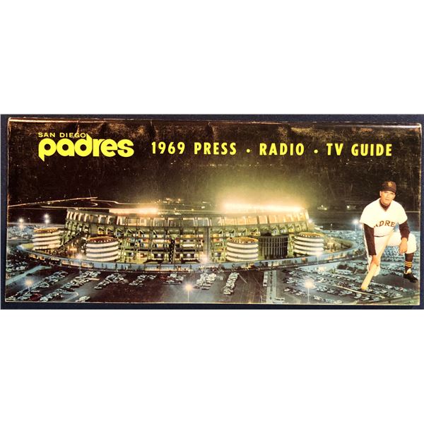 SAN DIEGO PADRES 1969 MEDIA GUIDE