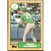 Image 1 : 1987 TOPPS MARK McGWIRE ROOKIE CARD