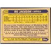Image 2 : 1987 TOPPS BO JACKSON ROOKIE CARD