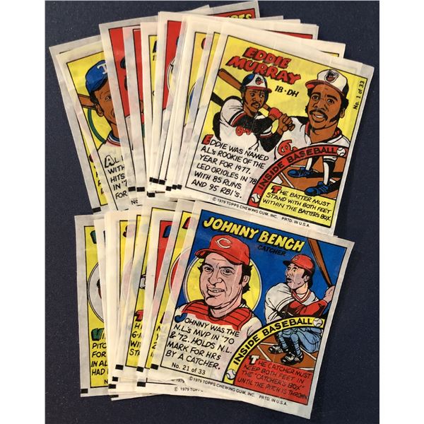 1979 TOPPS BASEBALL COMICS COMPLETE SET