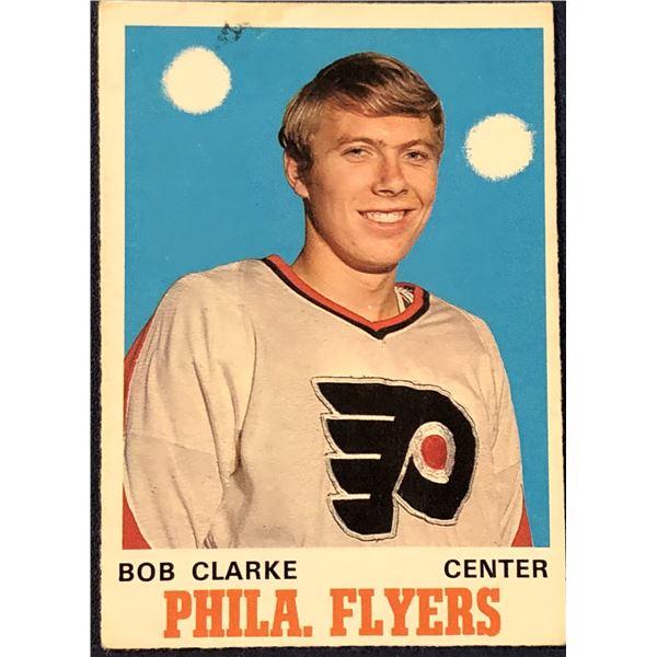 1970-71 O-PEE-CHEE BOBBY CLARKE (HOF) ROOKIE CARD