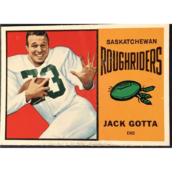 1963 TOPPS CFL JACK GOTTA (HOF)