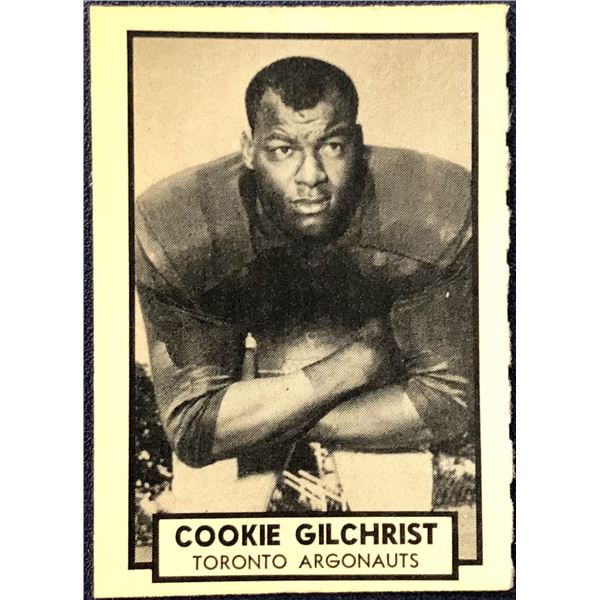 1962 TOPPS CFL COOKIE GILCHRIST (HOF)