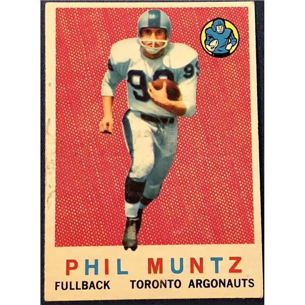 1959 TOPPS CFL PHIL MUNTZ