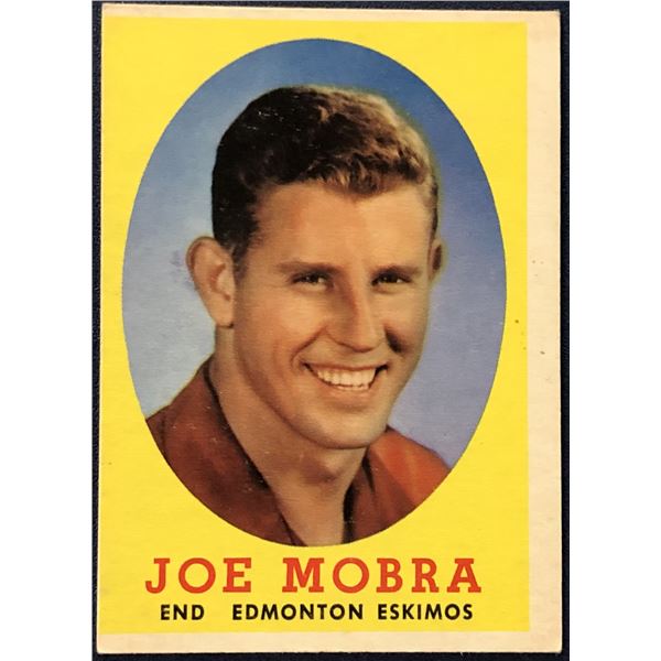 1958 TOPPS CFL JOE MOBRA
