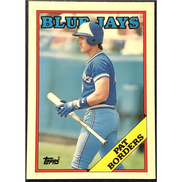 1988 TOPPS TRADED PAT BORDERS ROOKIE CARD