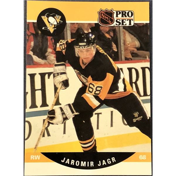 1990-91 PRO SET JAORMIR JAGR ROOKIE CARD