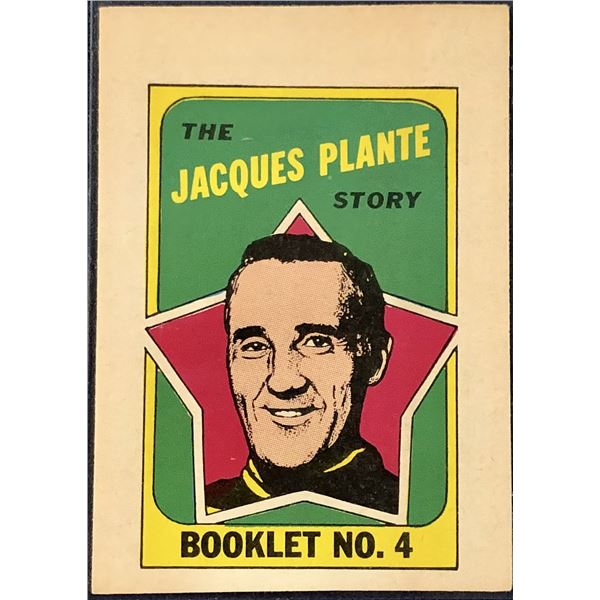 1971-72 O-PEE-CHEE JACQUES PLANTE (HOF)