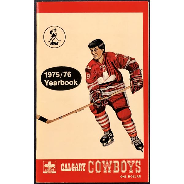 1975-76 WHA CALGARY COWBOYS MEDIA GUIDE