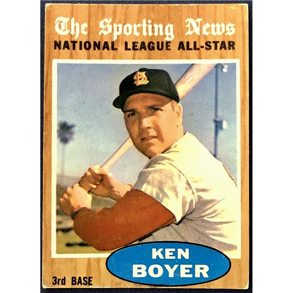 1962 TOPPS KEN BOYER
