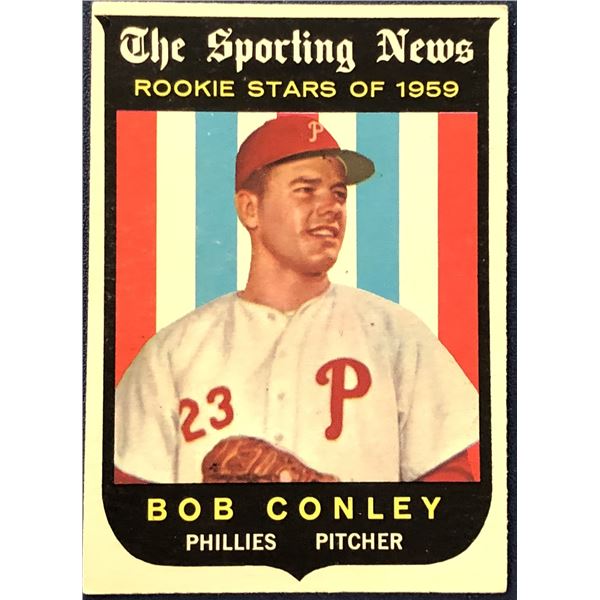 1959 TOPPS BOB CONLEY ROOKIE CARD
