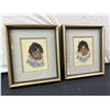Image 1 : Framed Embroidered Portraits