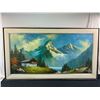 Image 1 : Large Mountainscape Painting