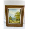 Image 1 : Wildflower Waterfront Painting