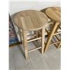 Image 2 : Trio off Wooden Stools