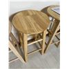 Image 3 : Trio off Wooden Stools