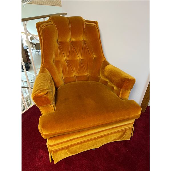 Vintage Yellow Armchair