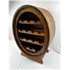 Image 1 : Wooden Barrel Wine Rack