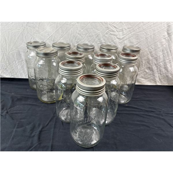 Large Glass Canning Jars