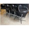 Image 1 : Black Pleather Bar Stools