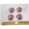 Image 1 : 4 Red Indian Stickers