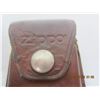 Image 2 : Vintage Leather Zippo Case with Belt Hanger